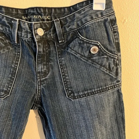 vintage banana republic boot cut low rise y2k jeans